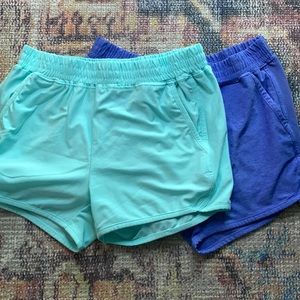 2 Pairs on Runway shorts